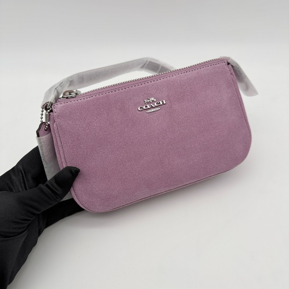 Coach Suede Nolita 19 Silver Light Violet - Picture 2 of 12